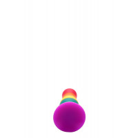 Радужная анальная пробка Dream Toys Colourful Love Plug