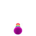 Радужная анальная пробка Dream Toys Colourful Love Plug