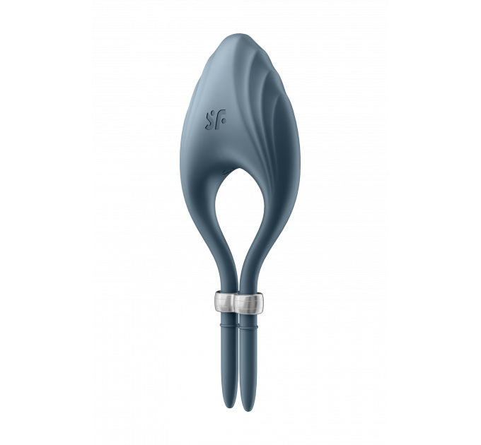 Регульоване ерекційне кільце з вібрацією SATISFYER DUELIST DARK BLUE