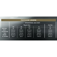 Сексуальний комбінезон Penthouse з інтимним вирізом, чорного кольору, XL