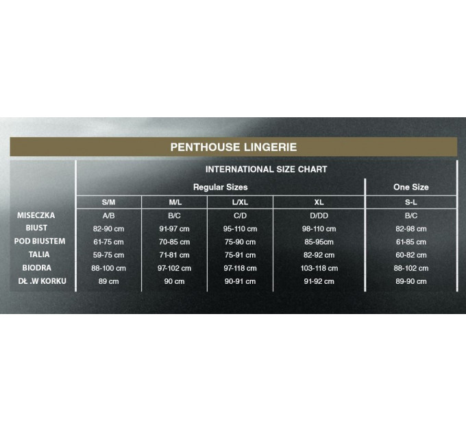Сексуальный комбинезон Penthouse с интимным вырезом, черного цвета, XL