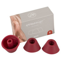 Змінні насадки на Womanizer Duo Heads, бордові, розмір S