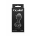 Стеклянная пробка NS Novelties CRYSTAL FLOWER BLACK