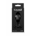 Стеклянная пробка NS Novelties CRYSTAL FLOWER BLACK
