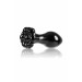 Стеклянная пробка NS Novelties CRYSTAL FLOWER BLACK