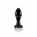 Стеклянная пробка NS Novelties CRYSTAL FLOWER BLACK