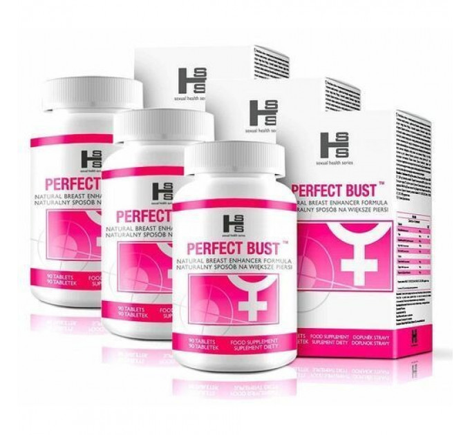 Таблетки для увеличения груди Perfect Bust, 90 капсул