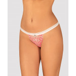 Трусики стринги кружевные Obsessive Bloomys thong S/M