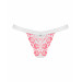 Трусики стринги кружевные Obsessive Bloomys thong S/M