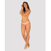 Трусики стринги кружевные Obsessive Bloomys thong S/M