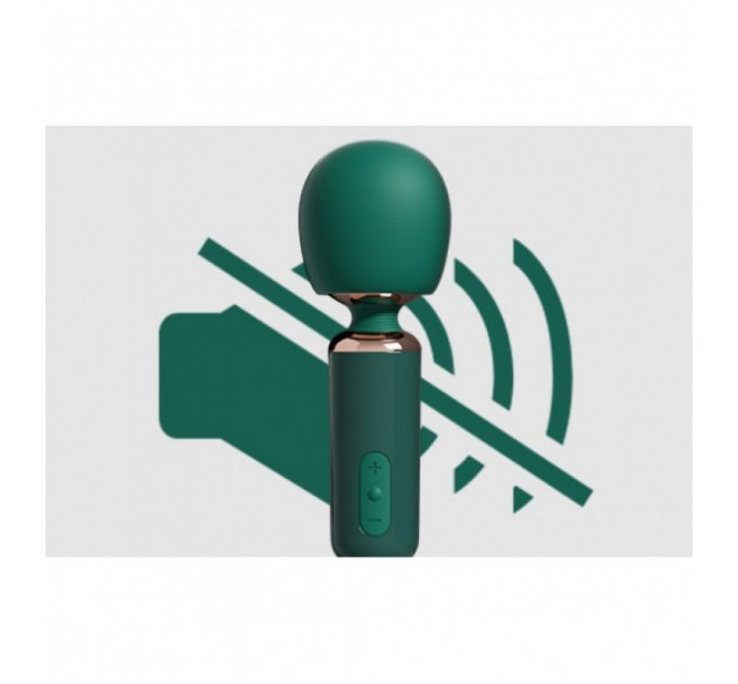 Вибратор-микрофон Qingnan No.5 Powerful Mini Wand Massager, зеленый