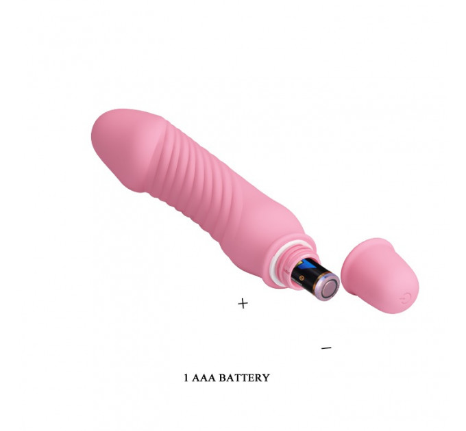 Вибратор реалистичный Pretty Love розовый, 13.5 х 3 см