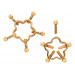 Зажимы на соски Bad Kitty Nipple Jewellery Gol