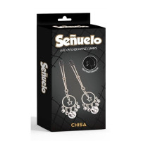 Затискачі на соски CHISA Senuelo Lure Catcher Nipple Clamps з намистинами
