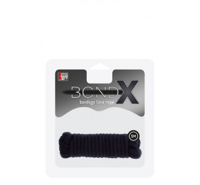 Веревка для бондажа BONDX LOVE ROPE - 5M, BLACK
