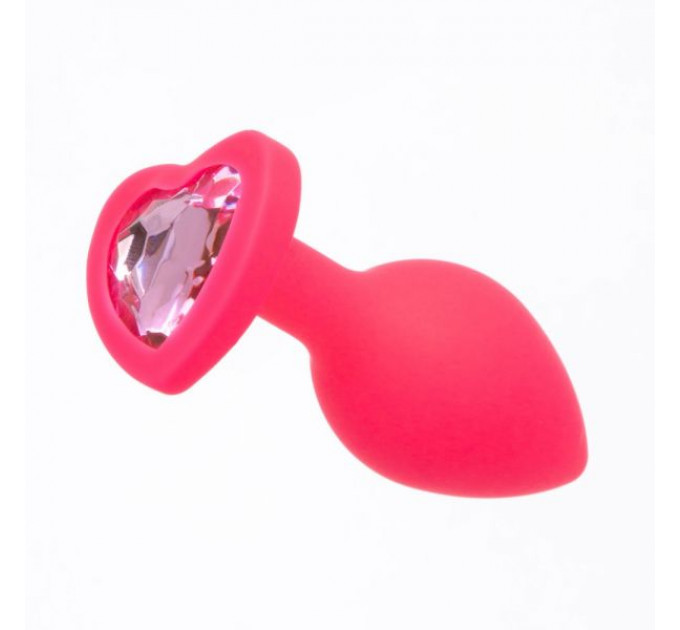 Анальна Pink Silicone Heart Light Pink, S