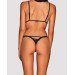 Комплект Obsessive Romanesa (Бюстгальтер и стринги) Black S/M