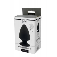 Анальная пробка Dream Toys Premium Silicone Plug термоактивная, черная
