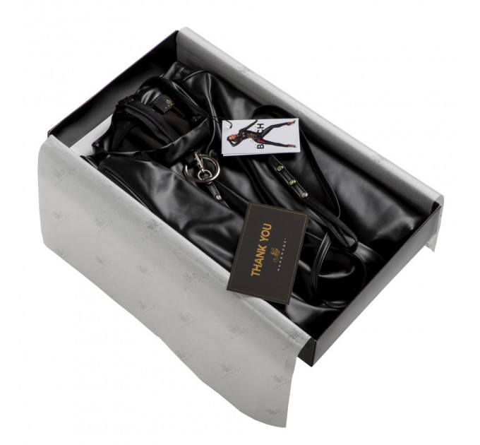 Труси сіткою з боків H046 Noir Handmade S