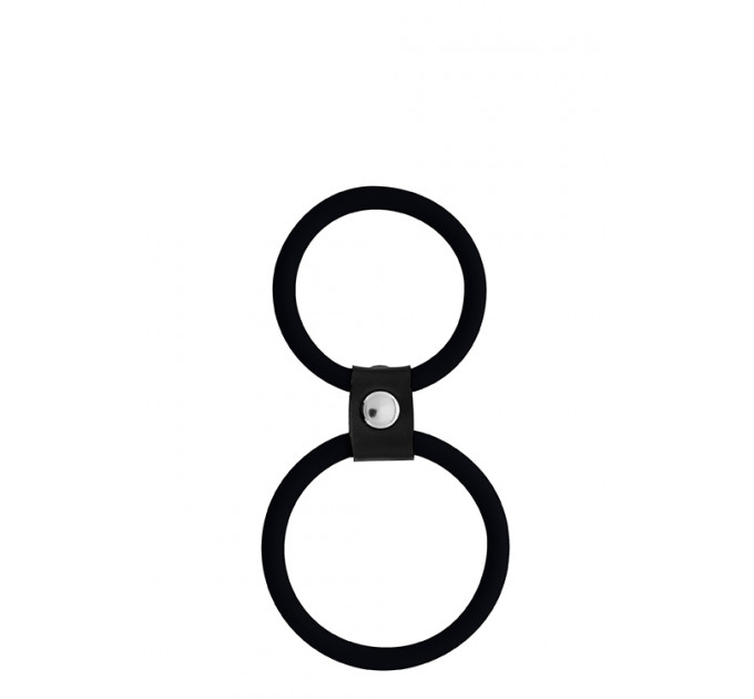 Ерекційне кільце MENZSTUFF DUAL RINGS, BLACK