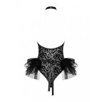 Костюм покоївки Obsessive Frilles Чорний S/M