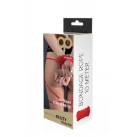 Мотузка для бондажу GP BONDAGE ROPE 10M RED