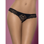 Трусики с интимным вырезом Obsessive MIAMOR S/M