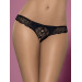 Трусики с интимным вырезом Obsessive MIAMOR S/M