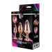 Набор анальных пробок GLEAMING LOVE ROSE GOLD PLUG SET