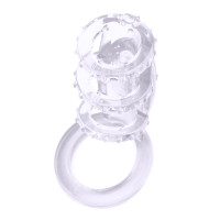 Насадка з вібрацією Chisa Get Lock Vibrating Cock Cage та ерекційними кільцями