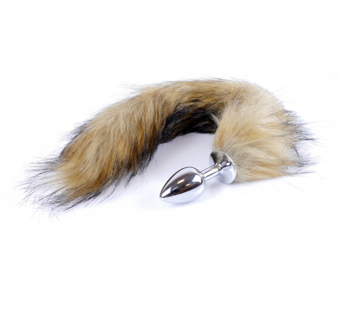 Анальная пробка с хвостом Boss of toys Fox TAIL- Brown XL