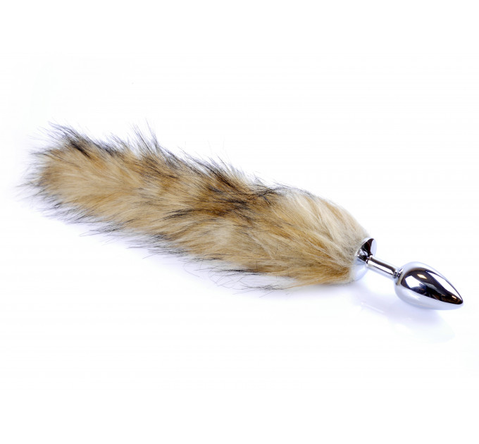 Анальная пробка с хвостом Boss of toys Fox TAIL- Brown XL