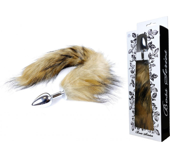 Анальная пробка с хвостом Boss of toys Fox TAIL- Brown XL