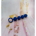Анальные бусы Loveshop Anal Chain Blue 15 см* 2.5 см