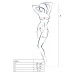 Бодистокинг BS013 с открытым доступом Passion, в сеточку, с имитацией чулок, S/L