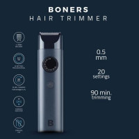 Тример для волосся Boners Hair Trimmer Shaver сірий