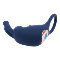 Ерекційне кільце-кролик Chisa Bunny Ring, синій