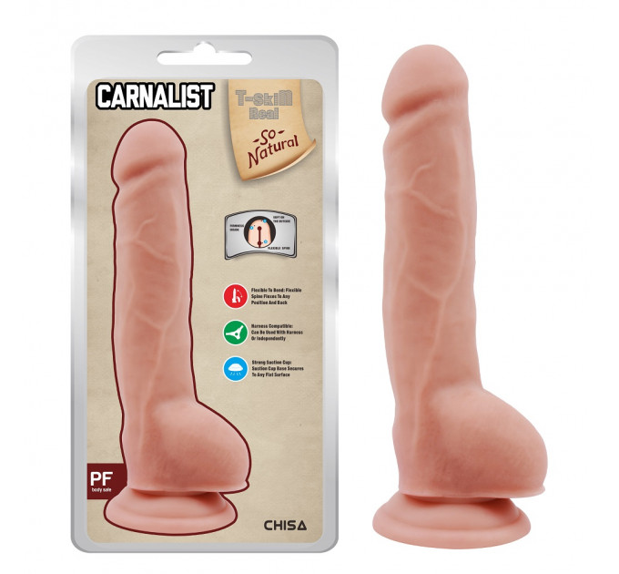 Фаллоимитатор с хребтом Chisa Carnal Pleasure Flesh