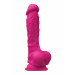 Фаллоимитатор силикон NS Novelties COLOURS PLEASURES 7" DILDO PINK