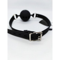 Кляп DS Fetish Mouth силиконовый, черный, L