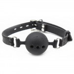 Кляп DS Fetish Mouth силиконовый, черный, L