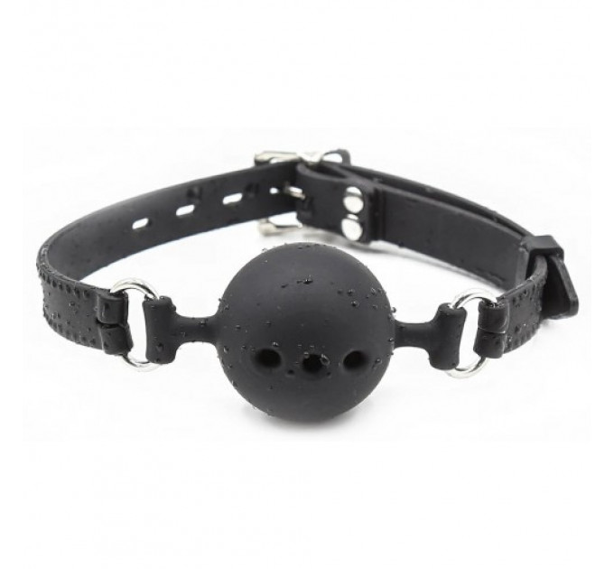 Кляп DS Fetish Mouth силиконовый, черный, L