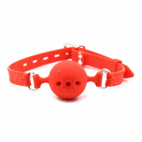 Кляп силиконовый DS Fetish Silicone gag M red