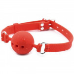 Кляп силиконовый DS Fetish Silicone gag M red