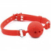 Кляп силиконовый DS Fetish Silicone gag M red