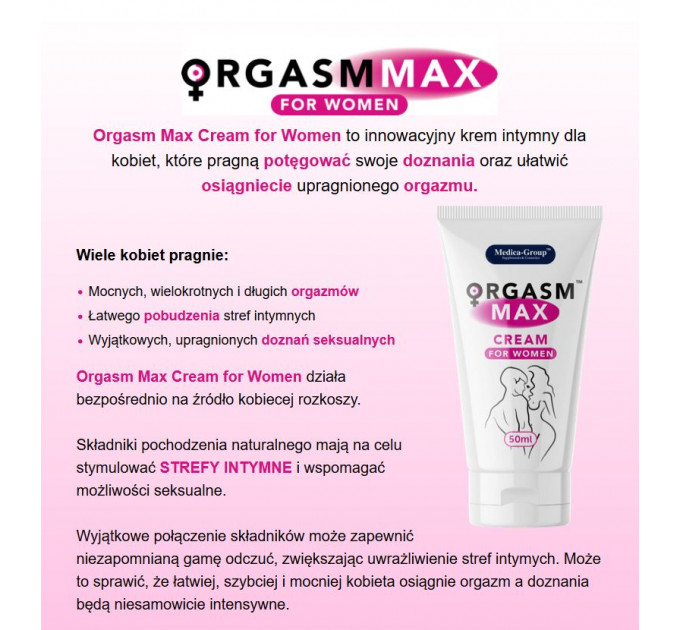 Крем для женщин Orgasm Max 50 ml