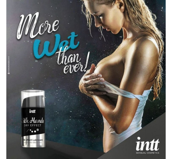 Лубрикант для мастурбации на силиконовой основеі Intt Silk Hands, 15 мл