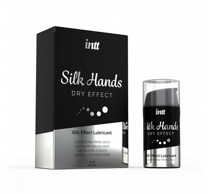 Лубрикант для мастурбации на силиконовой основеі Intt Silk Hands, 15 мл