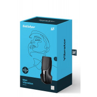 Мастурбатор с вибрациями в элегантном дизайне Satisfyer Men Vibration, черный