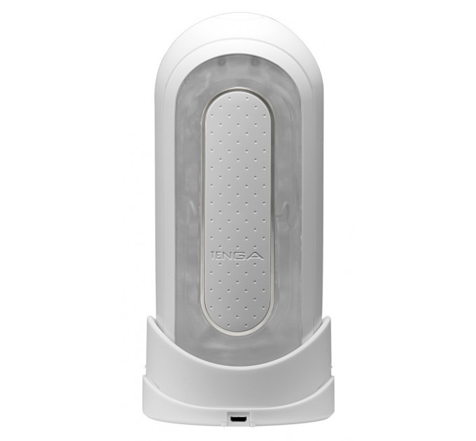 Мастурбатор нереалистичный с вибрацией Tenga Flip Zero белый